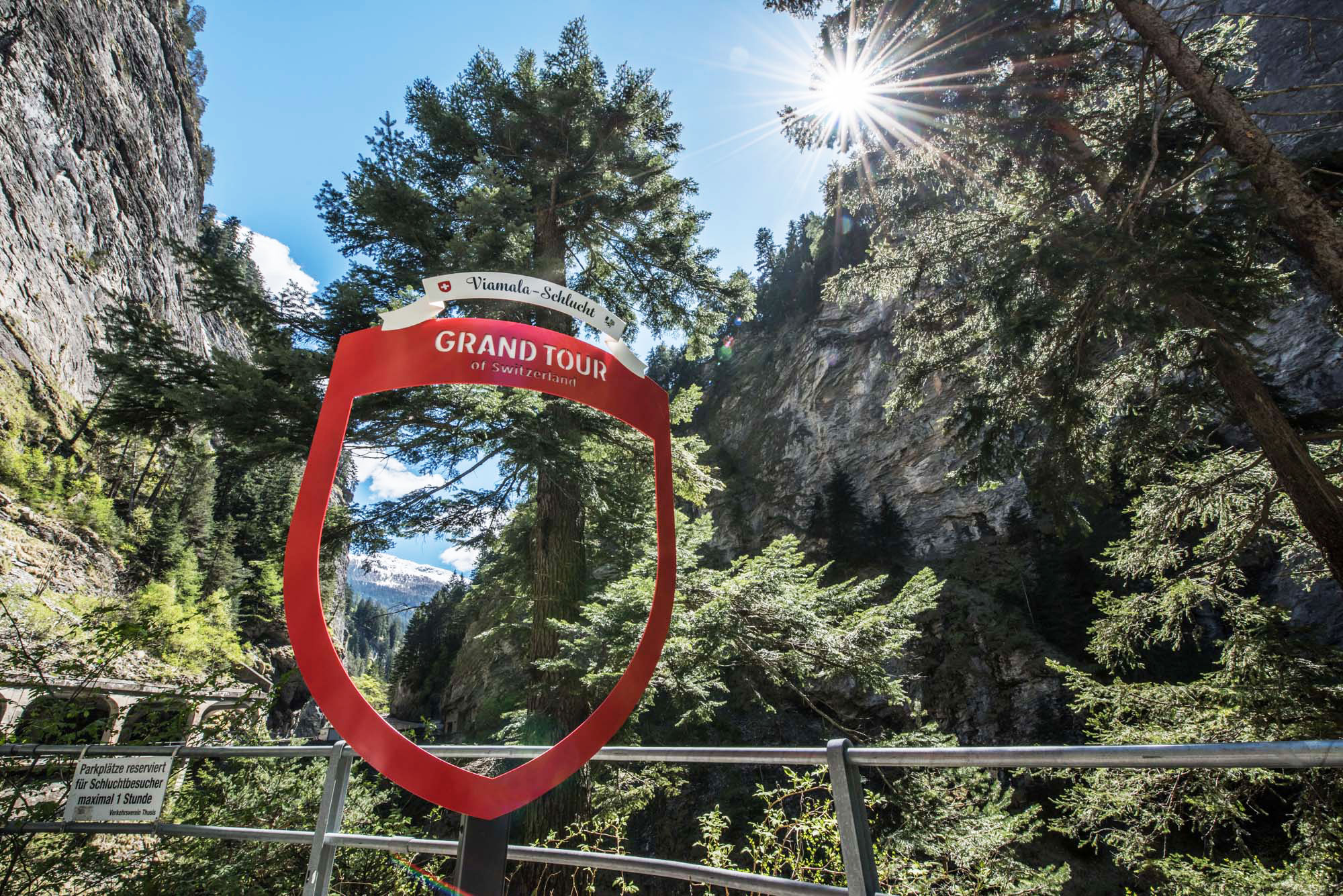 FotoSpot ViamalaSchlucht Schweiz Tourismus