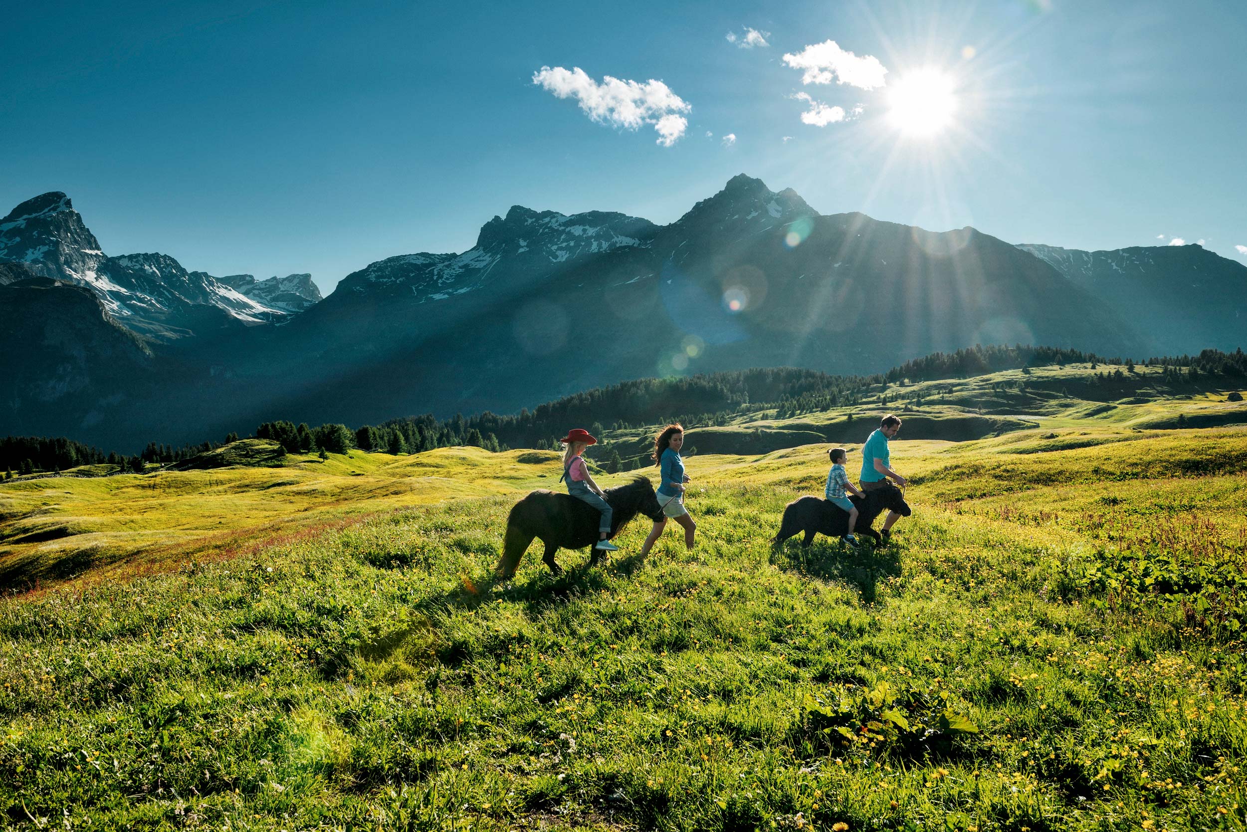Reitausflug auf der Alp Flix Schweiz Tourismus